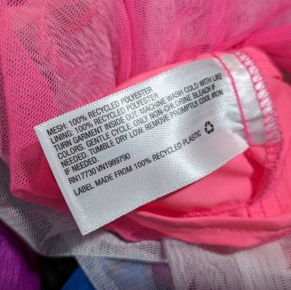 TAKE PRIDE Ruffled Tutu Skirt LGBTQ Lightweight Fun Unique Size XS Tulle Kawaii - Picture 7 of 7